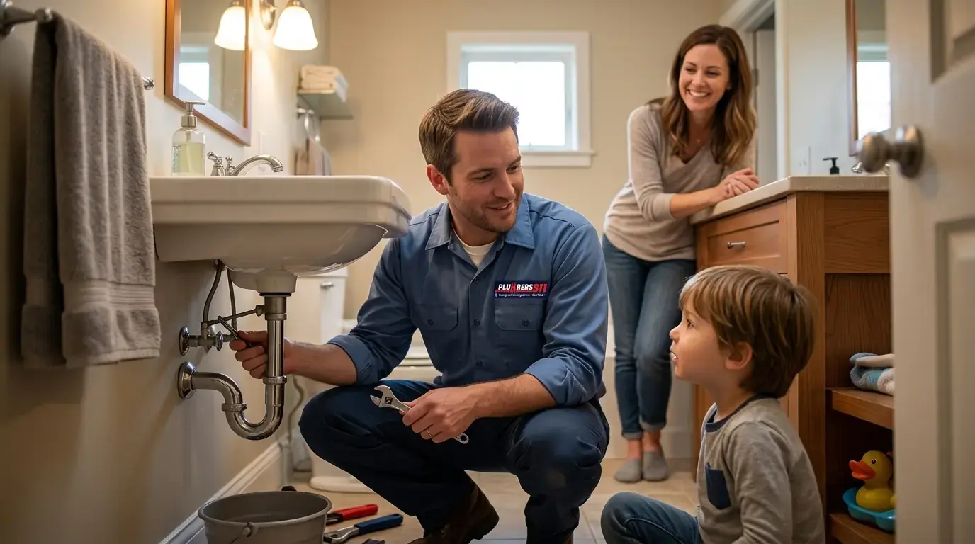 Licensed plumber at work in Homer Glen, IL